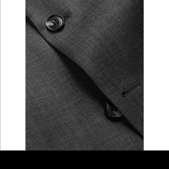 Jos. A Banks Traveler Collection Tailored Fit Tic Weave Suit Grey Size 35 Reg - Picture 6 of 12
